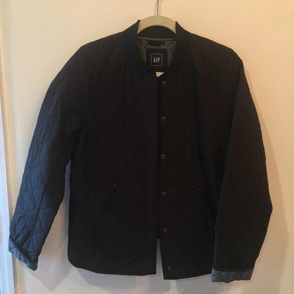 Gap quilted bomber jacket